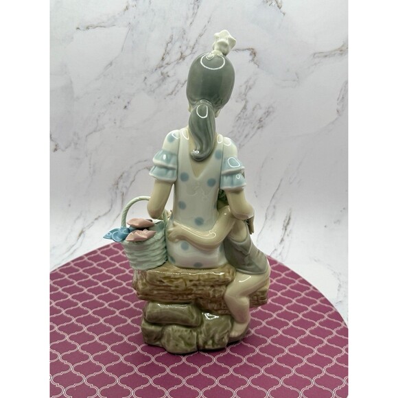 LLADRO Gypsies 9" Tall Pinwheels Figurine 4993 Glossy Mother Son RETIRED MINT - Picture 4 of 17
